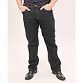 Ditch Plains Men's Straight Leg Distressed Dark Wash Jeans