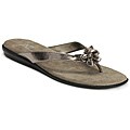 A2 by Aerosoles Women's 'Torchlight' Silver Thong Sandals