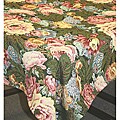Floral Design 50x90-inch Italian Hand-woven Tablecloth
