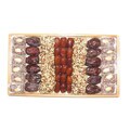 California Date Sampler Gift Wood Tray with Four Date Offerings