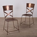 Set of Two Jabalpur Dining Chair Copper (India)