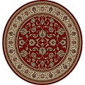 Ariana Palace Red Area Rug (5' 3 Round)