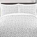 Sweet JoJo Designs Grey and White Diamond 3-piece Full / Queen-size Bedding Set