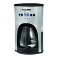 Refurbished Kalorik Stainless Steel/Black Programmable 12 Cup Coffee Maker