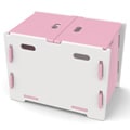 Legare Kids Pink/ White Toy Box