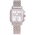 Michele Women's 'Deco' Diamond Chronograph Watch