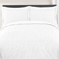 Sweet JoJo Designs White Diamond 3-piece King-size Bedding Set
