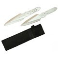 Defender Throwing Knives with Sheath Sharp (Set of 2)