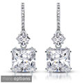Collette Z Cubic Zirconia Square Drop Earrings