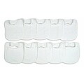 Neat Solutions Terry Feeder Bibs in White (Pack of 10)