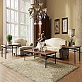 Myra Burnished Wood Industrial Rustic 3-piece Occasional Set