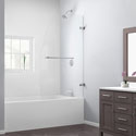 DreamLine Aqua Uno 34x58-inch Single Panel Hinged Tub Door
