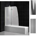DreamLine Aqua 48x58-inch Frosted Glass Bathtub Door