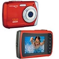 VistaQuest VQ-9100 12MP Red Waterproof Digital Camera