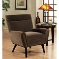 Abbyson Living Malibu Dark Brown Microsuede Armchair