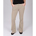 Dickies Women's Sand Slim-fit Canvas Bootcut Pants
