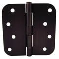 GlideRite 4-inch x 5/8-inch Radius Oil Rubbed Bronze Door Hinges (Pack of 12)