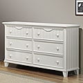 Alderson Cottage White 6-drawer Beadboard Dresser