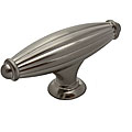 GlideRite 2.56-inch Satin Nickel Fluted Cabinet Knob (Pack of 10)