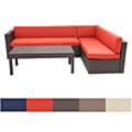 3 piece Wicker Conversation Sectional Set
