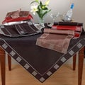 Saro Embroidered Table Runner