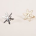 Snowflake Shape Napkin Rings (Set of 4)
