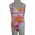 Lisabelle Girls' 'Uptown Girl' 1-piece Flower Swimsuit