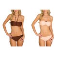 Stanzino Women's Beaded Bandeau Bikini