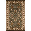 Hand-tufted TRC-166M Green Wool Rug (8' Round)