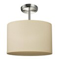 Albion 1-light Nickel Pendant