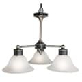 Dynasty 3-light White Lighting Fixture
