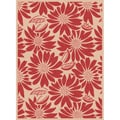 Garden Town Red Area Rug (5' x 7'3)