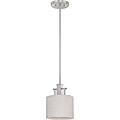Percussion Brushed Nickel 1-light Mini Pendant