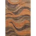 Alliyah Hand Made Metro Classic Multi Color Wool Area Rug (8' x 10')