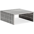 Novel Square Stainless Steel Coffee Table