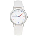 Monument Women's Colorful Dial Synthetic Leather Strap Watch