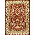 Alliyah Hand Made Soft Red New Zeeland Wool Rug (5' x 8')