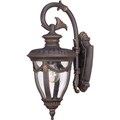 Philippe Arm Down 1-light Belgium Bronze Wall Sconce