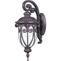 Corniche Arm Down 1-light Burlwood Small Wall Sconce