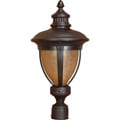 Galeon 1-light Old Penny Bronze Post Lantern