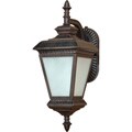Nuvo Lighting Bronze with White Glass Wall Light