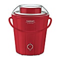 Cuisinart Classic Red Frozen Yogurt, Ice Cream & Sorbet Maker (REFURBISHED)