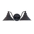 Bridgeview 2 Light Mission Dust Bronze Wall Sconce