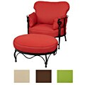 Bella Sunbrella Chair/ Ottoman Cushion Set