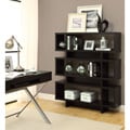 Cappuccino Hollow-Core Modern Bookcase