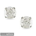 Miadora 14k Gold Men's 1/4 to 1ct TDW Diamond Stud Earrings