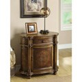 Bombay Light Brown Engraved 1-drawer Cabinet