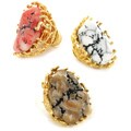 Granite Goldtoned Fashion Ring