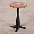 Lucknow Cast Iron Swivel Stool (India)
