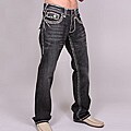 Lagna Beach Men's 'Salt Creek' Black Wash Jeans